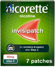 Image of Nicorette InvisiPatch, Nicotine Patches Step 3, 10mg, 7 count, 7 PATCHES