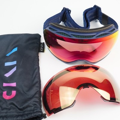 Giro Lusi Women's Snow Goggles VIVID Optics by ZEISS Blue Frame + Bonus Lens