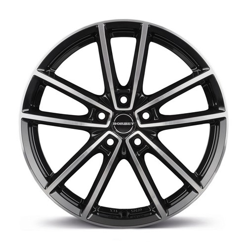 Borbet W Felgen 7x17 ET43 5x112 für VW Beetle Caddy Cross Touran e-Golf Eos Gol - Bild 2 von 4