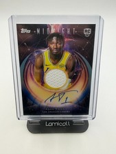 2025 Topps Midnight - Adou Thiero - Rookie Jersey Auto On Card RPA RC Lakers