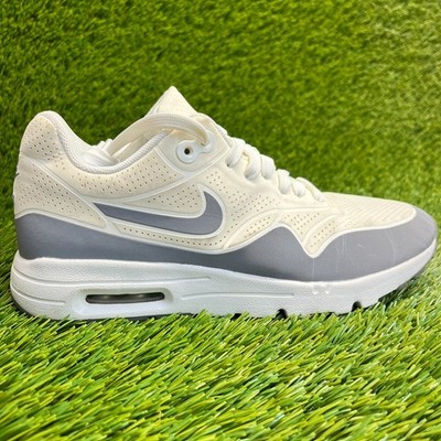 Nike Air Max 1 Ultra Moire Womens Size 6 Gray White Athletic Shoes Sneakers