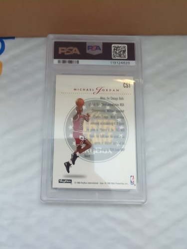 💥 1993-94 Skybox Premium The Center Stage Michael Jordan #CS1 PSA 5 HOF - Picture 2 of 2
