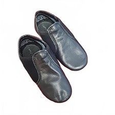 Capezio Girl's E Series Ej2c Black Jazz Slip on Shoe 11.5M