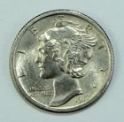 1917 D FSB Mercury Dime Full Split Bands *UNC Details* BU Silver 10c Coin
