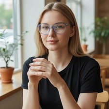 Vogue TH VO5387 53 17 Blue / Gold Eyeglasses / Frames H97