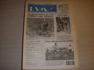 LA VIE DE LA MOTO LVM 118 06.93 INDIA 500 SINGLE AVENTURES RTI KAWASAKI 750 H2
