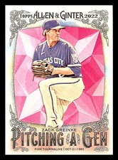 2022 Topps Allen & Ginter #PAG-22 Zack Greinke Pitching a Gem Free Shipping