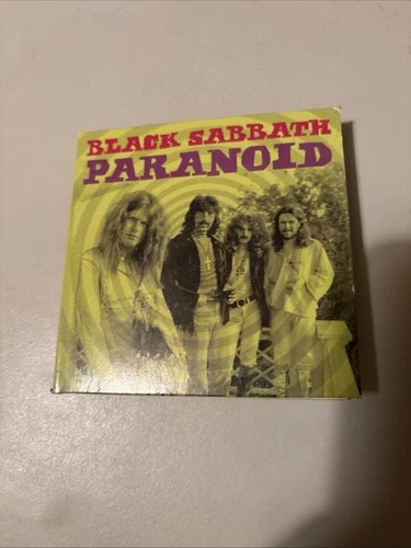 Black Sabbath Paranoid / Iron Man Tiny Vinyl First Pressing 4" Vinyl Exclusive