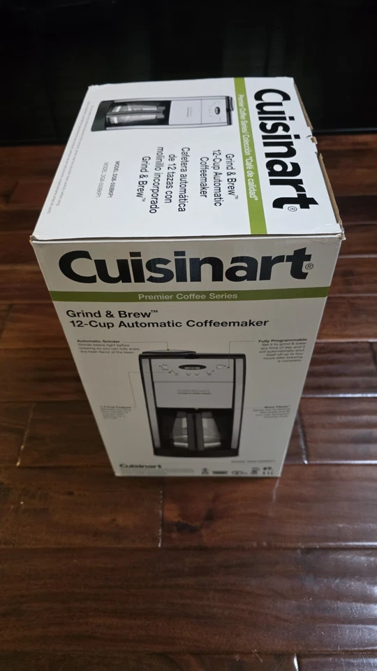 Cuisinart DGB-550BKP1 Automatic Coffeemaker Grind & Brew 12-Cup Glass Black	 - Image 3 of 3