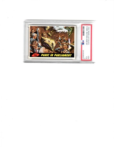 1962 Topps Mars Attacks #16 Panic in Parliament — PSA 5