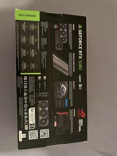 Neu-ASUS ROG Astral RTX 5080 OC 16GB GDDR7 - New &Sealed-No Invoic -DHL Shipping - Afbeelding 4 van 7
