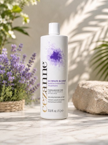 Cezanne Ultimate Blonde Keratin Smoothing Treatment 33oz Formaldehyde-Free
