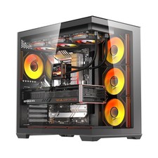 darkFlash C280 E-ATX Full-Tower PC Gaming Case, 7 ARGB Fans Included, 270 