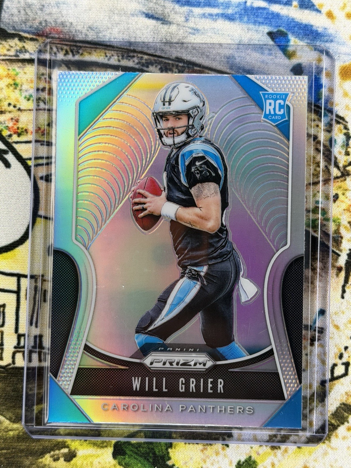 2019 Panini Prizm Rookies Silver Prizm Will Grier #305 - Carolina Panthers 🐆