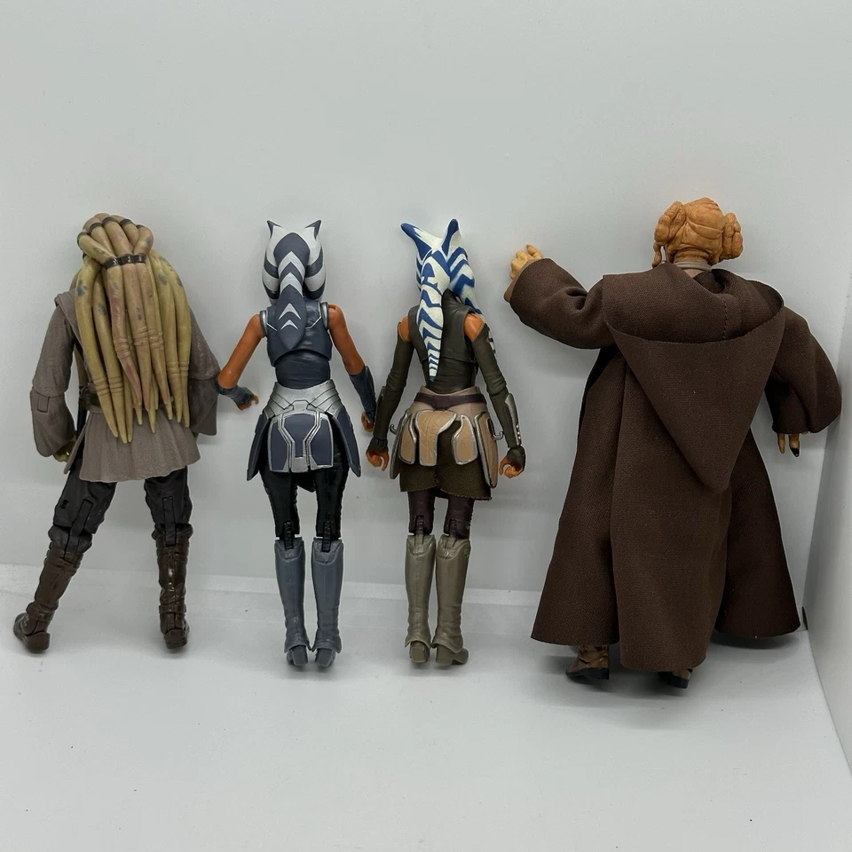 Star Wars Black Series Lote de 4: Ahsoka Tano x2, Kit Fisto, Plo Koon Foto 2 de 4
