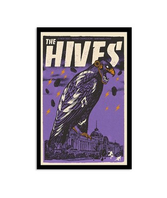 The Hives 11.27.23 Teatro Caupolican Santiago, Chile Poster