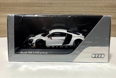Audi R8 LMS Ultra Maßstab 1:43 weiß Händler Sonderanfertigung Modellauto selten