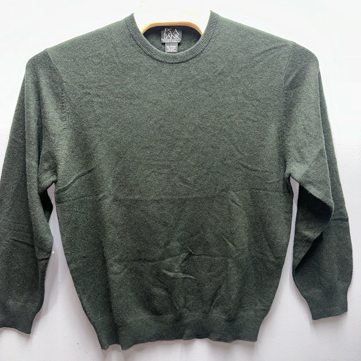 90s Black Cashmere Knit | VOLAR デッドL 90s JOS.A.BANK cashmere 