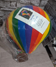 Arco Iris Globo Aire Caliente Oso Peluche Marcia Lynch Suave Escultura Niños Habitación Decoración