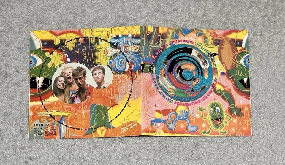 The Uplift Mofo Party Plan by Red Hot Chili Peppers (CD, EMI, 1990) First Editio Foto 3 de 3