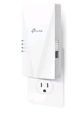 TP-Link AX1500 WiFi 6 Range Extender RE500X White Wall Plug 1500 Ft Dual Band
