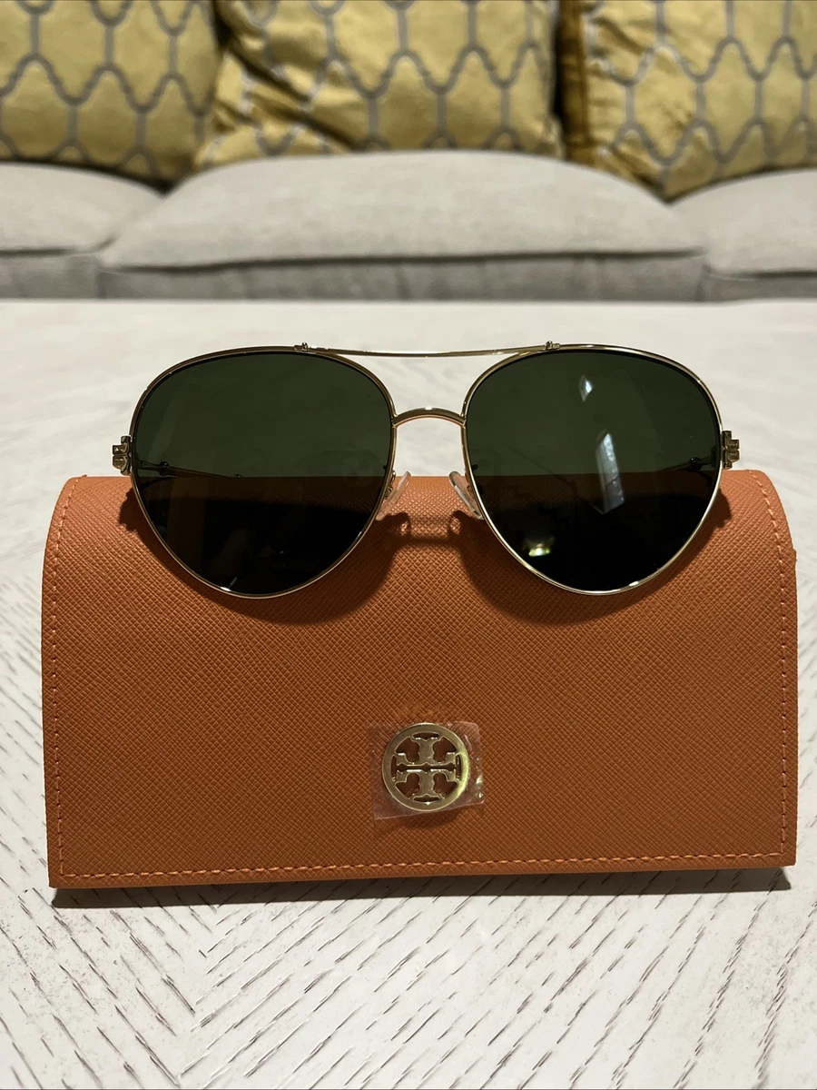 Tory Burch Green Aviator Sunglasses for Women for sale | eBay display picture 1