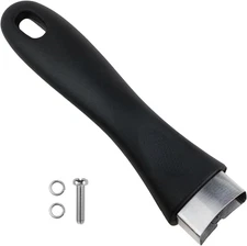 Black 170X35Mm Wooden Pot Handle Milk Pot Handle Anti-Scalding Long Handle Grip 