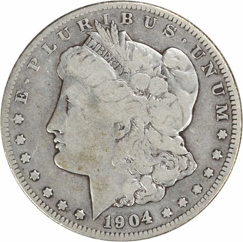 1904-S Morgan Silver Dollar VG Uncertified #1103