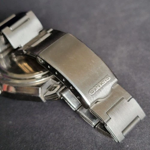 Orologio automatico SEIKO Bell-Matic 17J fondo di magazzino retrò sveglia usato - Foto 2 di 3