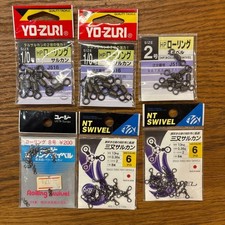 Yozuri Rolling Swivels & Snap Sinker Set Fishing Tackle 7-15 pcs, Brand New