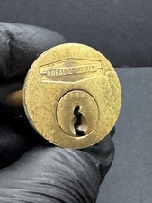 IDEAL SECURITY Mortise Cylinder Vintage 1-1/4 Lock Cylinder NO Key