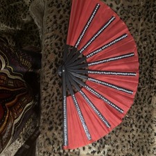 Large Handheld Hand Fans Boots on The Ground Fan Line Dance Fans