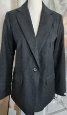 NWT Pendleton Blazer Womens 8 Gray Wool Lightweight 228 Career Preppy