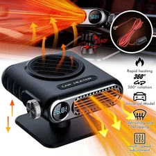 Car Heater 12V 300W Portable Electric Heating Fan Defogger Defroster Demister US