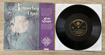 Bert Brecht    3 Groschen Oper - 10''-Vinyl-LP - Lotte Lenya/Kurt Weill