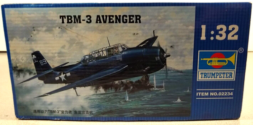 Trompetista 1:32 TBM-3 Avenger Modelo Kit #02234 - Avión Segunda Guerra Mundial Altamente Detallado - Imagen 5 de 13