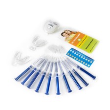 10 Kits Wholesale Lot Teeth Whitening Kit 10 X Tubes 2 Trays 1 White LED Light