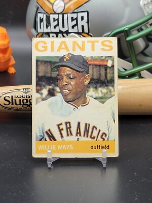 1964 TOPPS BASEBALL WILLIE MAYS #150 NICE CARD San Francisco Giants (CB1)