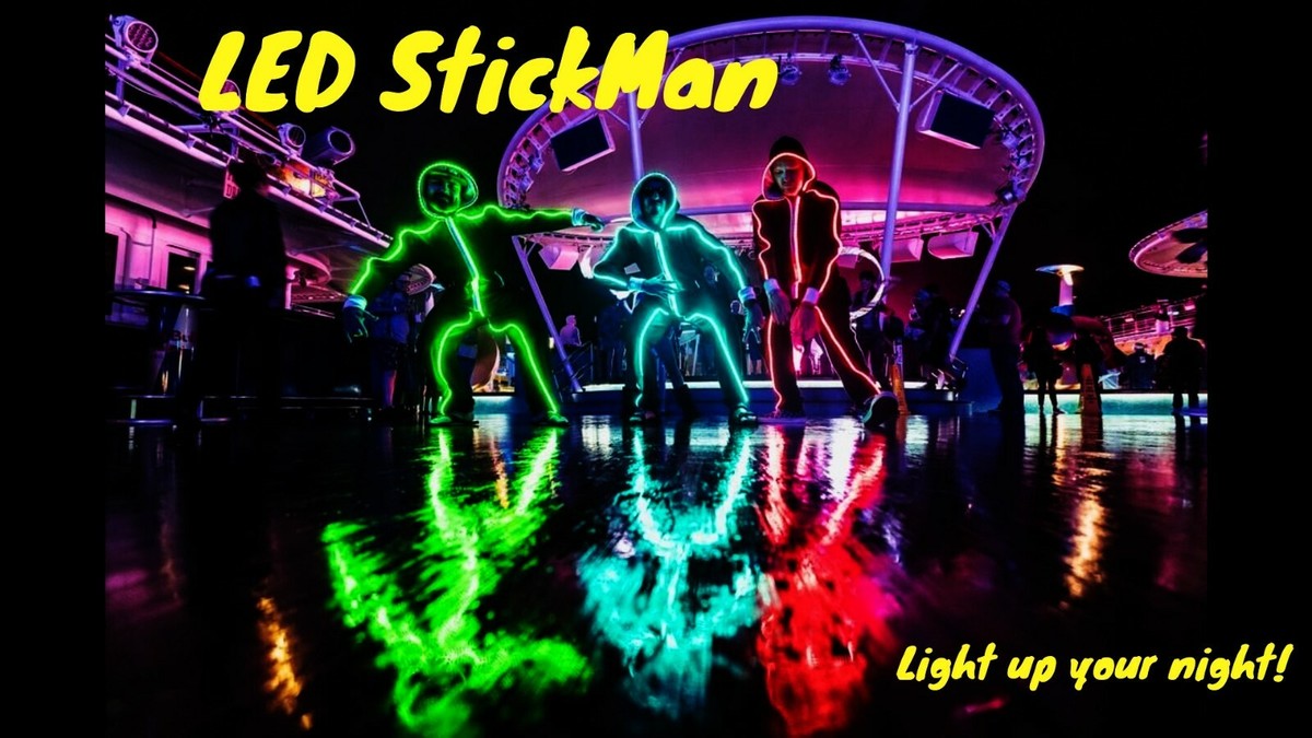 Stick Man Light Up Costume