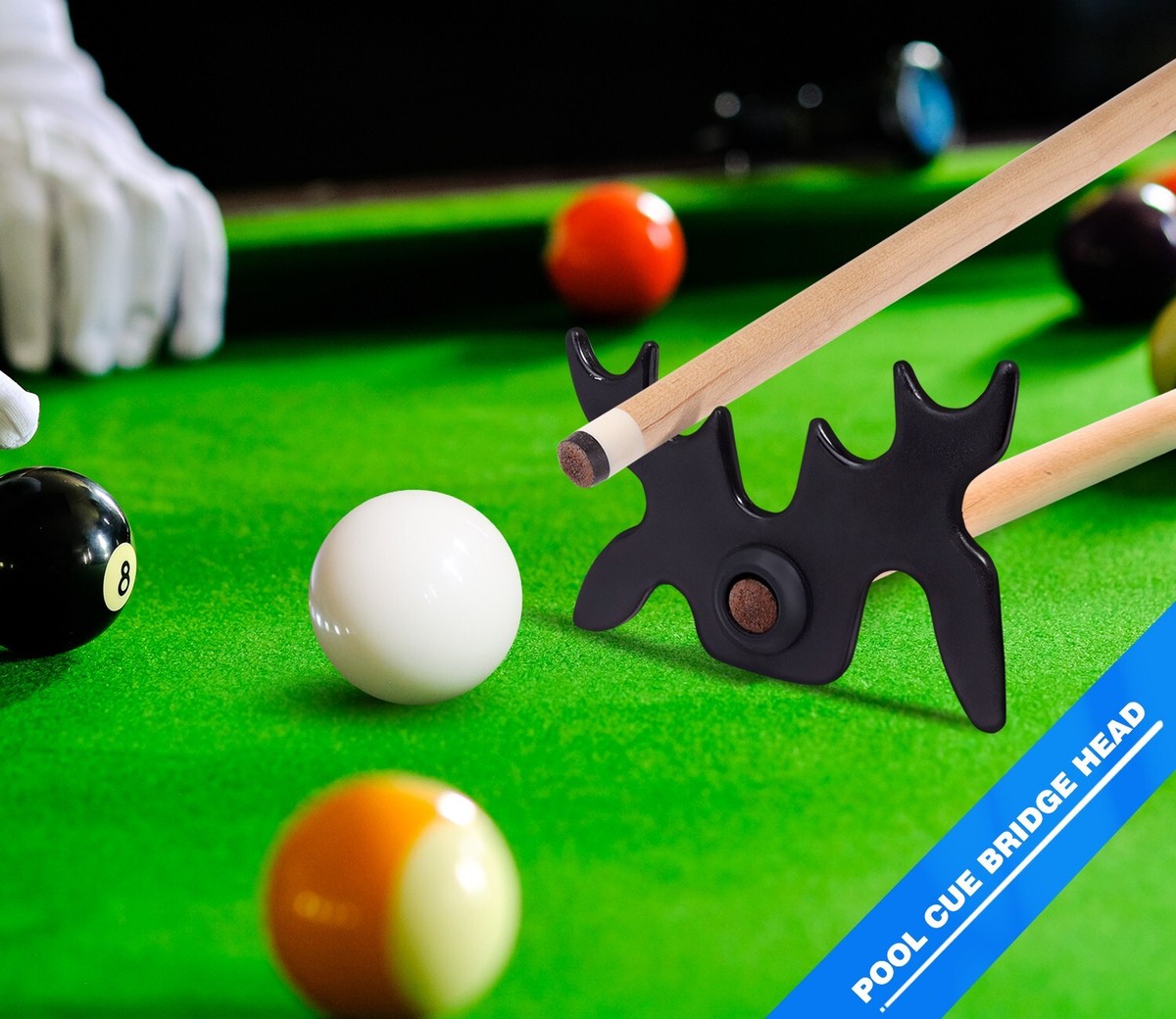 Predator Pool Bridge Baguette Billard Billiard Cues Hot Head Cue Bridge 9 Slip-On Head ...