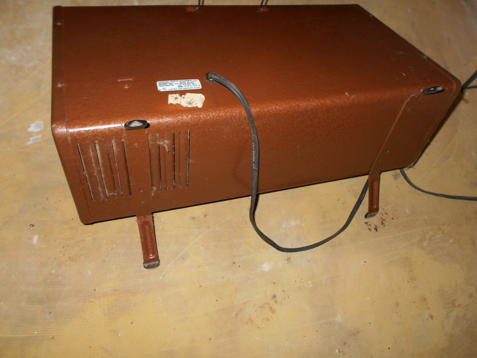 Vintage WORKING True Value Quart Space Heater - Model HR-800A - 1500 Watts  | eBay
