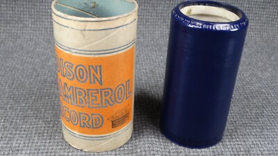 Edison Blue Amberol Record Cylinder 1937 ''O you silv'ry Bells Medley Two-step''