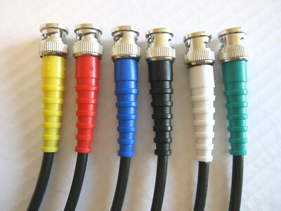 30 cm RG58 C/U 50 Ohm BNC auf BNC-Stecker 0,3 m mehrfarbig Boot Koaxialkabel 0,3 m UK