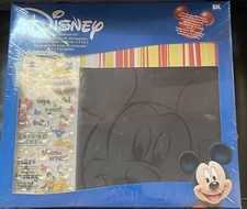 VTG DISNEY REMEMBER THE MAGIC Scrapbook Kit Album New Mickey Mouse Sticker Paper