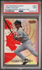 1997 Bowman - Bowman's Best International Refractor #BBI 7 Larry Walker | PSA 9