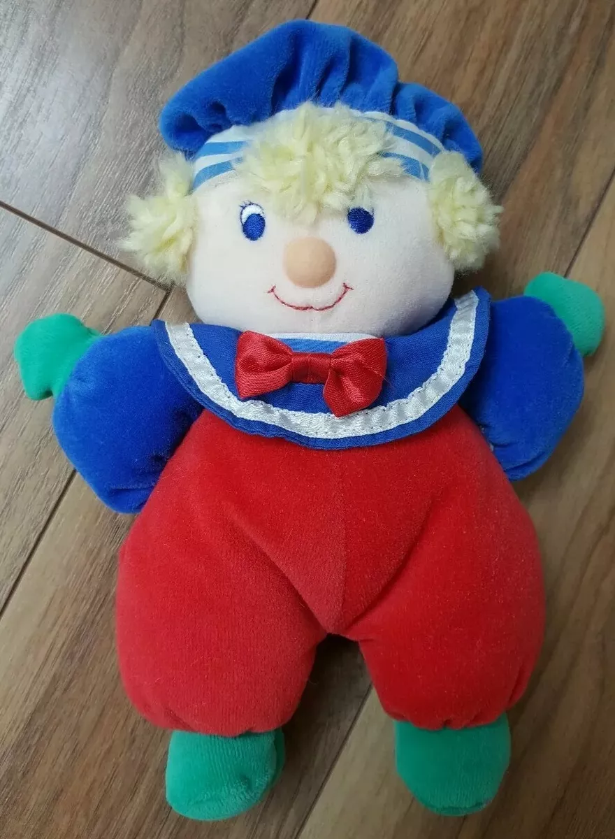 Boots Vintage Jolly Roger Boy Sailor Soft Toy Blue Red Green Appx 23cm
