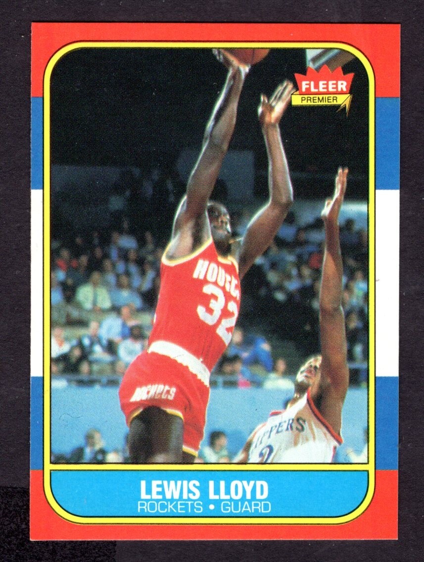 1986/87 FLEER LEWIS LLOYD CARD NO:65 NEAR MINT CONDITION
