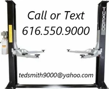 New Tuxedo 9,000 lbs. 2-Post Auto Lift Symmetric with FREE truck adapters!! 