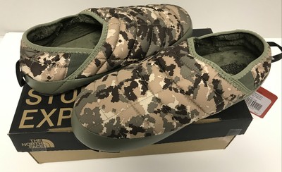 the north face men's camouflage slippers