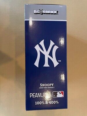 BE RBRICK Be@brick SNOOPY NEW YORK YANKEES 100% & 400 BE RBRICK Be@brick SNOOPY NEW YORK YANKEES 100% & 400